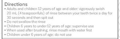 Directions (Breath Refresh  Dosage And Indications)